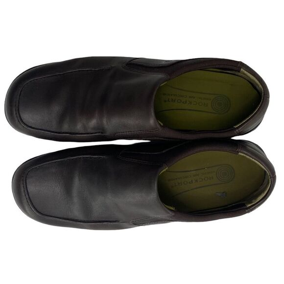 Rockport Women's APW23233 Leather Slip-On Loafer Flats Brown 9W - Picture 5 of 7